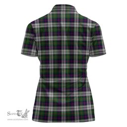 Scottish MacCallum Dress Clan Tartan Polo Shirt For Women, Women's Scottish Polo Shirt Scottish Plaid Tartan Plaid - ScotsTee - scotstee.com
