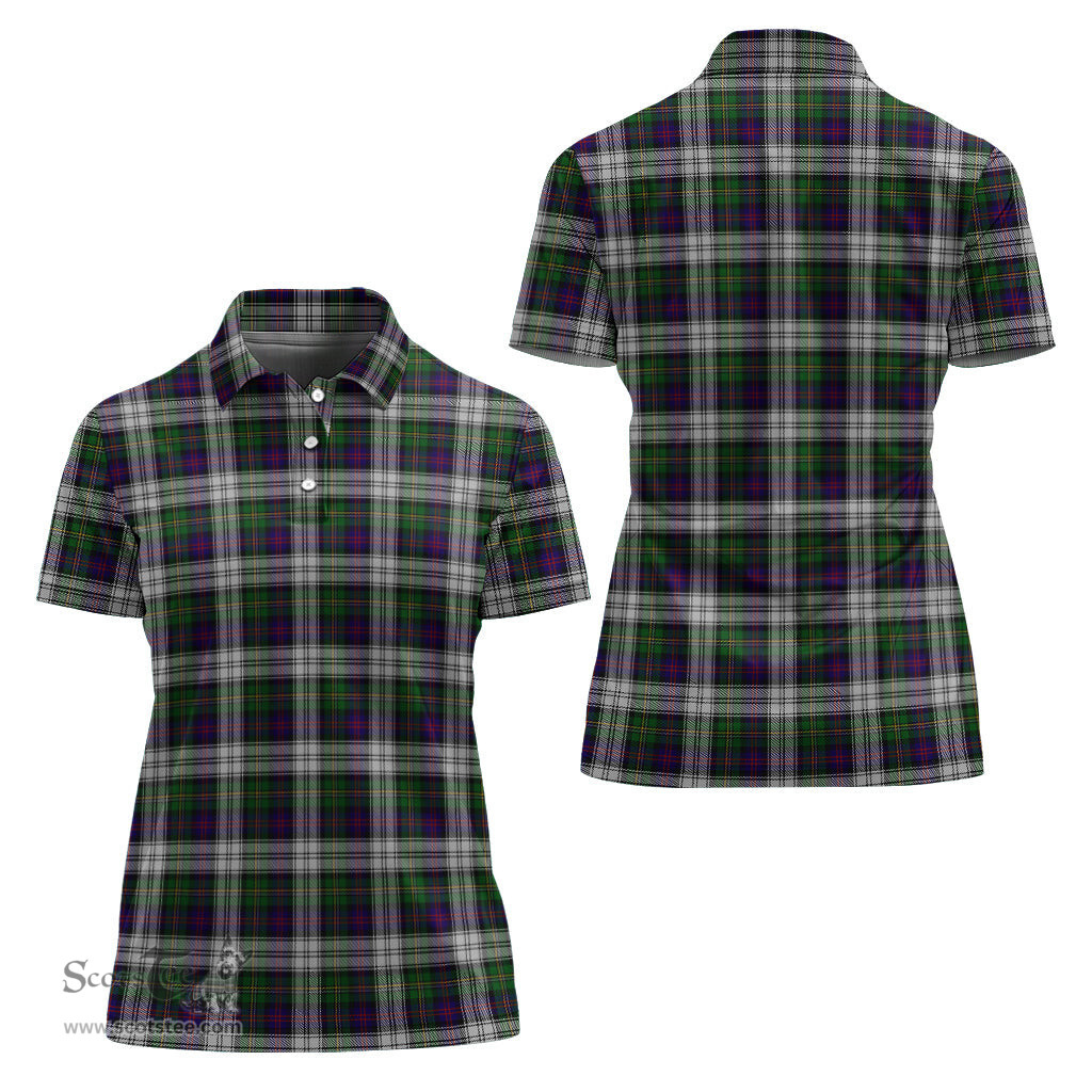 Scottish MacCallum Dress Clan Tartan Polo Shirt For Women, Women's Scottish Polo Shirt Scottish Plaid Tartan Plaid - ScotsTee - scotstee.com