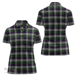 Scottish MacCallum Dress Clan Tartan Polo Shirt For Women, Women's Scottish Polo Shirt Scottish Plaid Tartan Plaid - ScotsTee - scotstee.com