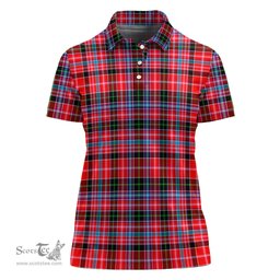 Scottish Udny Clan Tartan Polo Shirt For Women, Women's Scottish Polo Shirt Scottish Plaid Tartan Plaid - ScotsTee - scotstee.com