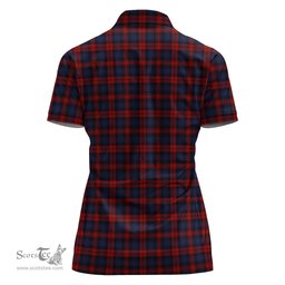 Scottish MacLachlan Clan Tartan Polo Shirt with Family Crest For Women, Women's Scottish Polo Shirt Scottish Plaid Tartan Plaid - ScotsTee - scotstee.com