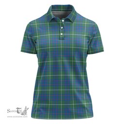 Scottish MacIntyre Hunting Ancient Clan Tartan Polo Shirt For Women, Women's Scottish Polo Shirt Scottish Plaid Tartan Plaid - ScotsTee - scotstee.com
