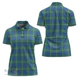 Scottish MacIntyre Hunting Ancient Clan Tartan Polo Shirt For Women, Women's Scottish Polo Shirt Scottish Plaid Tartan Plaid - ScotsTee - scotstee.com