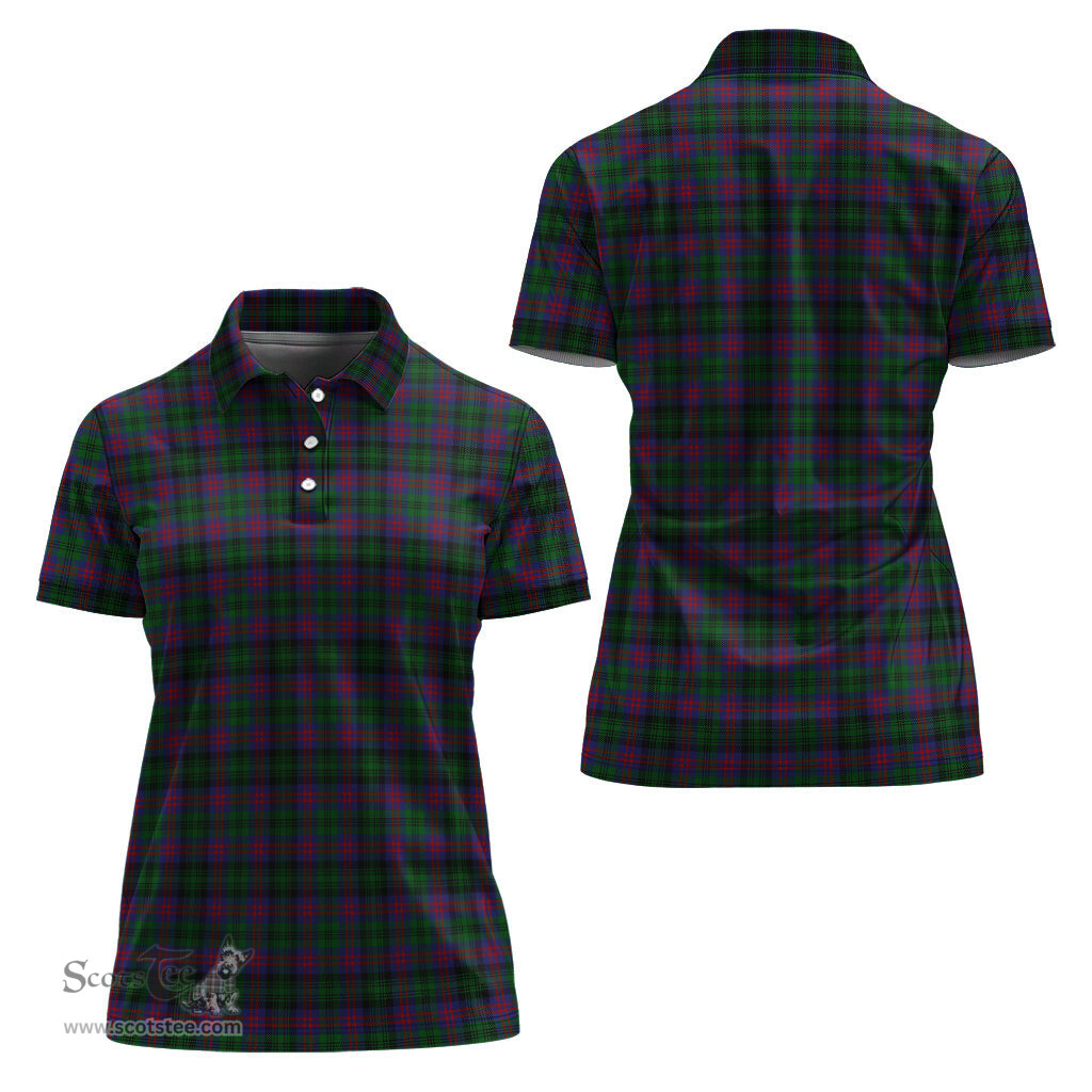 Scottish MacLachlan Hunting Clan Tartan Polo Shirt For Women, Women's Scottish Polo Shirt Scottish Plaid Tartan Plaid - ScotsTee - scotstee.com