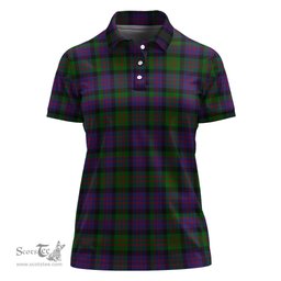 Scottish MacDonald Clan Tartan Polo Shirt For Women, Women's Scottish Polo Shirt Scottish Plaid Tartan Plaid - ScotsTee - scotstee.com