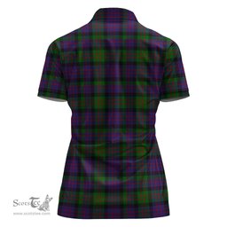 Scottish MacDonald Clan Tartan Polo Shirt For Women, Women's Scottish Polo Shirt Scottish Plaid Tartan Plaid - ScotsTee - scotstee.com