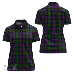 Scottish MacDonald Clan Tartan Polo Shirt For Women, Women's Scottish Polo Shirt Scottish Plaid Tartan Plaid - ScotsTee - scotstee.com