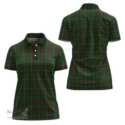 Scottish MacKintosh Hunting Clan Tartan Polo Shirt For Women, Women's Scottish Polo Shirt Scottish Plaid Tartan Plaid - ScotsTee - scotstee.com