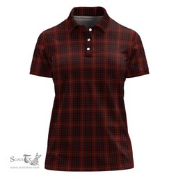 Scottish MacIan Clan Tartan Polo Shirt For Women, Women's Scottish Polo Shirt Scottish Plaid Tartan Plaid - ScotsTee - scotstee.com