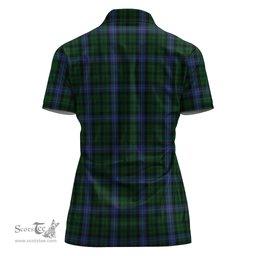 Scottish MacIntyre Clan Tartan Polo Shirt For Women, Women's Scottish Polo Shirt Scottish Plaid Tartan Plaid - ScotsTee - scotstee.com