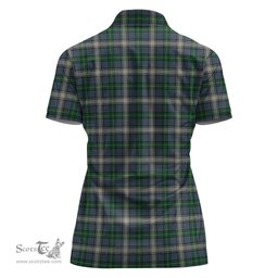 Scottish MacDowall Clan Tartan Polo Shirt with Family Crest For Women, Women's Scottish Polo Shirt Scottish Plaid Tartan Plaid - ScotsTee - scotstee.com