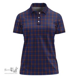 Scottish MacLaine of Lochbuie Clan Tartan Polo Shirt For Women, Women's Scottish Polo Shirt Scottish Plaid Tartan Plaid - ScotsTee - scotstee.com