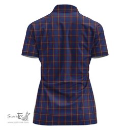 Scottish MacLaine of Lochbuie Clan Tartan Polo Shirt For Women, Women's Scottish Polo Shirt Scottish Plaid Tartan Plaid - ScotsTee - scotstee.com