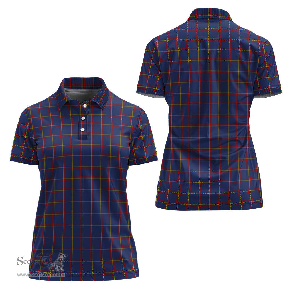 Scottish MacLaine of Lochbuie Clan Tartan Polo Shirt For Women, Women's Scottish Polo Shirt Scottish Plaid Tartan Plaid - ScotsTee - scotstee.com
