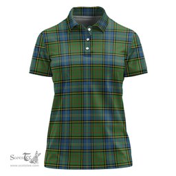 Scottish MacMillan Hunting Ancient Clan Tartan Polo Shirt For Women, Women's Scottish Polo Shirt Scottish Plaid Tartan Plaid - ScotsTee - scotstee.com