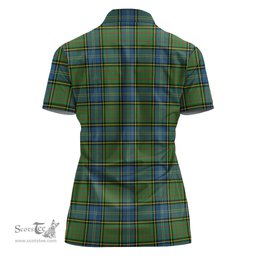 Scottish MacMillan Hunting Ancient Clan Tartan Polo Shirt For Women, Women's Scottish Polo Shirt Scottish Plaid Tartan Plaid - ScotsTee - scotstee.com