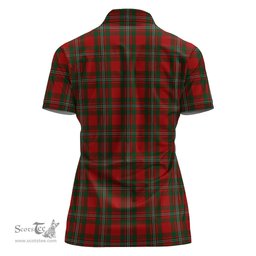 Scottish MacGregor Clan Tartan Polo Shirt with Family Crest For Women, Women's Scottish Polo Shirt Scottish Plaid Tartan Plaid - ScotsTee - scotstee.com