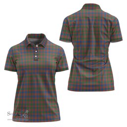 Scottish MacIntyre Ancient Clan Tartan Polo Shirt For Women, Women's Scottish Polo Shirt Scottish Plaid Tartan Plaid - ScotsTee - scotstee.com
