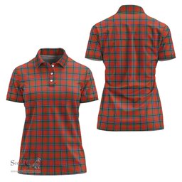 Scottish Sinclair Ancient Clan Tartan Polo Shirt For Women, Women's Scottish Polo Shirt Scottish Plaid Tartan Plaid - ScotsTee - scotstee.com