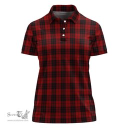 Scottish MacLeod of Raasay Highland Clan Tartan Polo Shirt For Women, Women's Scottish Polo Shirt Scottish Plaid Tartan Plaid - ScotsTee - scotstee.com