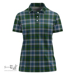 Scottish MacNeil Dress Clan Tartan Polo Shirt For Women, Women's Scottish Polo Shirt Scottish Plaid Tartan Plaid - ScotsTee - scotstee.com