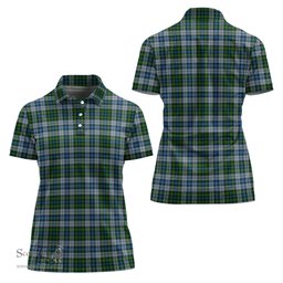 Scottish MacNeil Dress Clan Tartan Polo Shirt For Women, Women's Scottish Polo Shirt Scottish Plaid Tartan Plaid - ScotsTee - scotstee.com