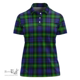Scottish Meldrum Clan Tartan Polo Shirt For Women, Women's Scottish Polo Shirt Scottish Plaid Tartan Plaid - ScotsTee - scotstee.com