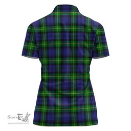Scottish Meldrum Clan Tartan Polo Shirt For Women, Women's Scottish Polo Shirt Scottish Plaid Tartan Plaid - ScotsTee - scotstee.com