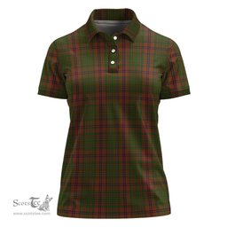 Scottish MacGillivray Hunting Clan Tartan Polo Shirt For Women, Women's Scottish Polo Shirt Scottish Plaid Tartan Plaid - ScotsTee - scotstee.com