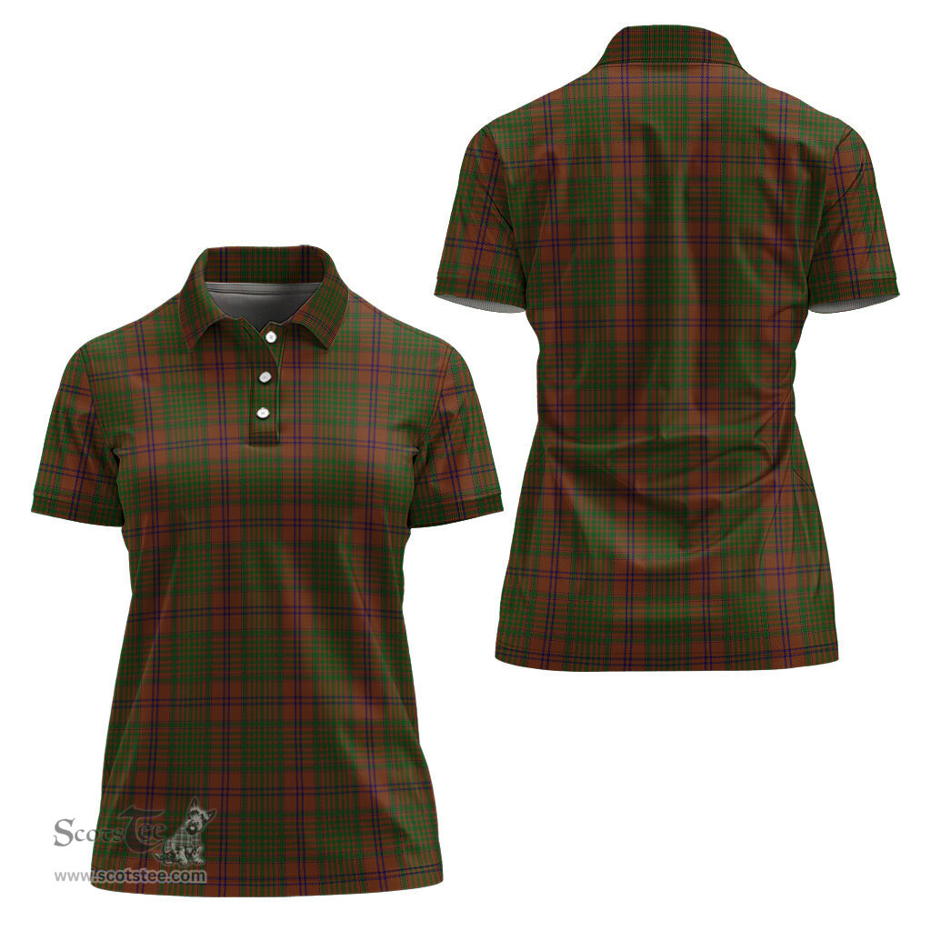 Scottish MacGillivray Hunting Clan Tartan Polo Shirt For Women, Women's Scottish Polo Shirt Scottish Plaid Tartan Plaid - ScotsTee - scotstee.com