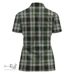 Scottish Taylor Dress Clan Tartan Polo Shirt with Family Crest For Women, Women's Scottish Polo Shirt Scottish Plaid Tartan Plaid - ScotsTee - scotstee.com