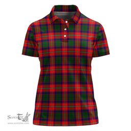 Scottish Riddell Clan Tartan Polo Shirt For Women, Women's Scottish Polo Shirt Scottish Plaid Tartan Plaid - ScotsTee - scotstee.com