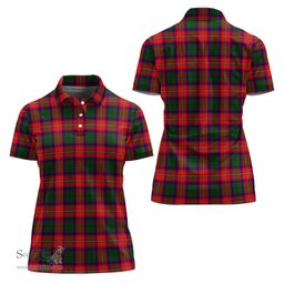 Scottish Riddell Clan Tartan Polo Shirt For Women, Women's Scottish Polo Shirt Scottish Plaid Tartan Plaid - ScotsTee - scotstee.com