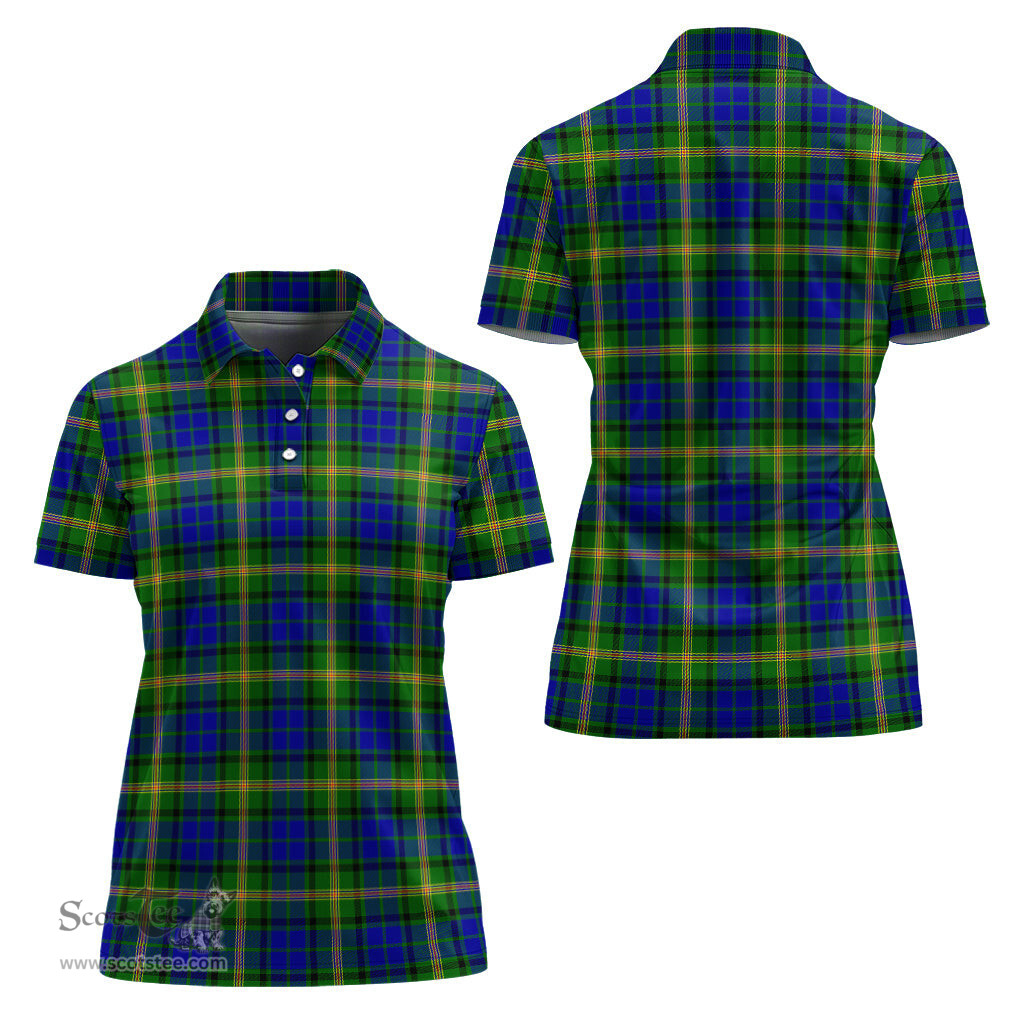 Scottish Maitland Clan Tartan Polo Shirt For Women, Women's Scottish Polo Shirt Scottish Plaid Tartan Plaid - ScotsTee - scotstee.com
