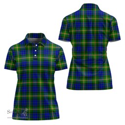 Scottish Maitland Clan Tartan Polo Shirt For Women, Women's Scottish Polo Shirt Scottish Plaid Tartan Plaid - ScotsTee - scotstee.com