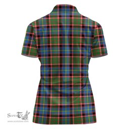 Scottish Norvel Clan Tartan Polo Shirt For Women, Women's Scottish Polo Shirt Scottish Plaid Tartan Plaid - ScotsTee - scotstee.com