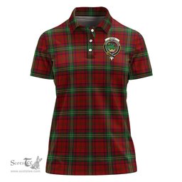 Scottish Seton Clan Tartan Polo Shirt with Family Crest For Women, Women's Scottish Polo Shirt Scottish Plaid Tartan Plaid - ScotsTee - scotstee.com
