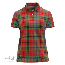 Scottish MacLean of Duart Modern Clan Tartan Polo Shirt For Women, Women's Scottish Polo Shirt Scottish Plaid Tartan Plaid - ScotsTee - scotstee.com