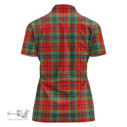 Scottish MacLean of Duart Modern Clan Tartan Polo Shirt For Women, Women's Scottish Polo Shirt Scottish Plaid Tartan Plaid - ScotsTee - scotstee.com