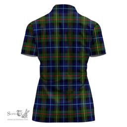 Scottish Smith Modern Clan Tartan Polo Shirt For Women, Women's Scottish Polo Shirt Scottish Plaid Tartan Plaid - ScotsTee - scotstee.com