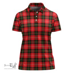 Scottish Nesbitt Modern Clan Tartan Polo Shirt For Women, Women's Scottish Polo Shirt Scottish Plaid Tartan Plaid - ScotsTee - scotstee.com