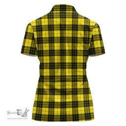 Scottish MacLeod of Lewis Modern Clan Tartan Polo Shirt with Family Crest For Women, Women's Scottish Polo Shirt Scottish Plaid Tartan Plaid - ScotsTee - scotstee.com