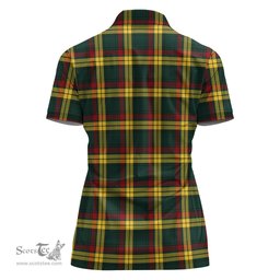 Scottish MacMillan Old Modern Clan Tartan Polo Shirt For Women, Women's Scottish Polo Shirt Scottish Plaid Tartan Plaid - ScotsTee - scotstee.com