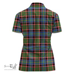 Scottish Stirling Bannockburn Clan Tartan Polo Shirt For Women, Women's Scottish Polo Shirt Scottish Plaid Tartan Plaid - ScotsTee - scotstee.com