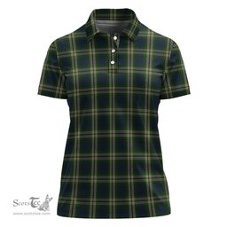 Scottish Todd Clan Tartan Polo Shirt For Women, Women's Scottish Polo Shirt Scottish Plaid Tartan Plaid - ScotsTee - scotstee.com