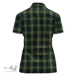 Scottish Todd Clan Tartan Polo Shirt For Women, Women's Scottish Polo Shirt Scottish Plaid Tartan Plaid - ScotsTee - scotstee.com