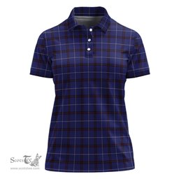 Scottish McCallie Clan Tartan Polo Shirt For Women, Women's Scottish Polo Shirt Scottish Plaid Tartan Plaid - ScotsTee - scotstee.com