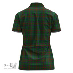 Scottish Shaw of Tordarroch Green Hunting Clan Tartan Polo Shirt For Women, Women's Scottish Polo Shirt Scottish Plaid Tartan Plaid - ScotsTee - scotstee.com