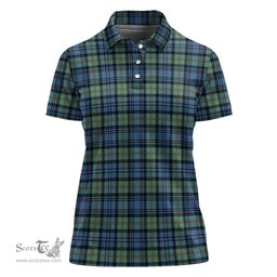 Scottish MacKinlay Ancient Clan Tartan Polo Shirt For Women, Women's Scottish Polo Shirt Scottish Plaid Tartan Plaid - ScotsTee - scotstee.com