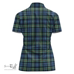 Scottish MacKinlay Ancient Clan Tartan Polo Shirt For Women, Women's Scottish Polo Shirt Scottish Plaid Tartan Plaid - ScotsTee - scotstee.com
